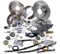 ATEC BREMSENSATZ VORNE + 2x RADLAGER HINTEN FÜR SEAT AROSA 6H 1.0