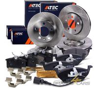 ATEC BREMSSCHEIBEN + BELÄGE VORNE + HINTEN FÜR AUDI A3 SKODA OCTAVIA VW GOLF 4