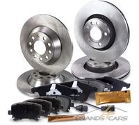 ATEC BREMSSCHEIBEN + BREMSBELÄGE BREMSKLÖTZE VORNE + HINTEN FÜR AUDI A6 4F 04-11