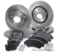 ATEC BREMSSCHEIBEN+BREMSBELÄGE KLÖTZE VORNE+HINTEN FÜR PEUGEOT 206+CC 2A 2E 2D