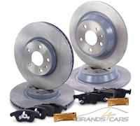 ATEC BREMSSCHEIBEN + BREMSBELÄGE VORNE + HINTEN FÜR FORD MONDEO 5 AB BJ 14
