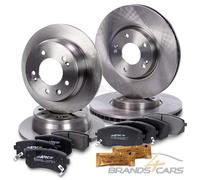 ATEC BREMSSCHEIBEN + BREMSBELÄGE VORNE + HINTEN FÜR HYUNDAI IX-35 KIA SPORTAGE