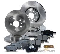 ATEC BREMSSCHEIBEN + BREMSBELÄGE VORNE + HINTEN FÜR OPEL MERIVA A ZAFIRA B
