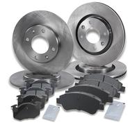 Atec Bremsscheiben + Bremsbeläge Vorne + Hinten [Hersteller-Nr. 40578950] für Citroën, Peugeot