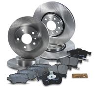 Atec Bremsscheiben + Bremsbeläge Vorne + Hinten [Hersteller-Nr. 40578988] für Opel