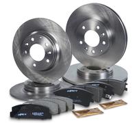Atec Bremsscheiben + Bremsbeläge Vorne + Hinten [Hersteller-Nr. 40578998] für Mazda