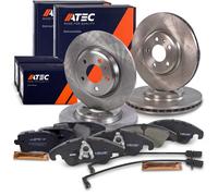 Atec Bremsscheiben + Bremsbeläge Vorne + Hinten [Hersteller-Nr. 40579111] für Audi