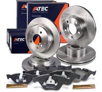 Atec Bremsscheiben + Bremsbeläge Vorne + Hinten [Hersteller-Nr. 40579139] für BMW