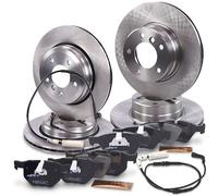 Atec Bremsscheiben + Bremsbeläge Vorne + Hinten [Hersteller-Nr. 40581017] für BMW