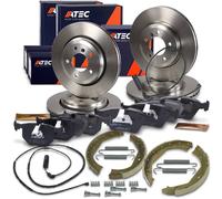 Atec Bremsscheiben + Bremsbeläge Vorne + Hinten [Hersteller-Nr. 40581749] für BMW