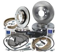 Atec Bremsscheiben + Bremsbeläge Vorne + Hinten [Hersteller-Nr. 40581750] für BMW