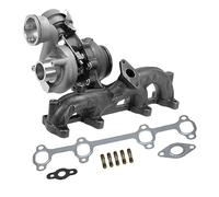 ATEC Germany 1x Abgaskrümmer mit Turbolader inkl. Unterdruckdose, inkl. Montagesatz,