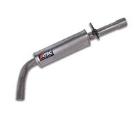 ATEC Germany 1x Mittelschalldämpfer | Kompatibel mit: AUDI A3, SEAT LEON, TOLEDO II, SKODA OCTAVIA I, OCTAVIA I Combi, VW BORA I, BORA Variant, GOLF IV