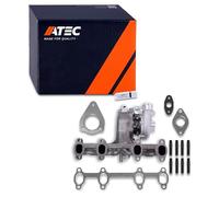 ATEC Germany 1x Turbolader inkl. Unterdruckdose, Kompatibel mit A udi A3 (8L1), SEAT LEON (1M1), TOLEDO II (1M2), SKODA OCTAVIA 1 (1U2) (1U5), VW BORA (1J2) (1J6), GOLF 4 (1J1) (1J5)