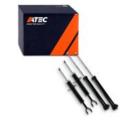 ATEC Germany 4x Gasdruck Stoßdämpfer Vorne und Hinten Federbein, Kompatibel mit A udi A6 C5 (4B2) (4B5), SKODA SUPERB 1 (3U4), VW PASSAT B5 (3B2) (3B5), PASSAT B5.5 (3B3) (3B6)