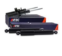 ATEC Germany 4x Gasdruck Stoßdämpfer Vorne und Hinten Federbein, Kompatibel mit FORD MONDEO Mk3 Turnier (BWY)