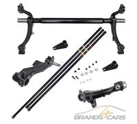 ATEC HINTERACHSE KOMPLETT FÜR PEUGEOT 206 AB BJ 98 MIT SCHEIBENBREMSE UND ABS