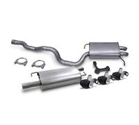 ATEC Schalldämpfer Set inkl. Endschalldämpfer + Mittelschalldämpfer + Montagematerial Kompatibel mit VW MULTIVAN T5 (7HM, 7HN, 7HF, 7EF, 7EM, 7EN), Bus, Kasten, Pritsche