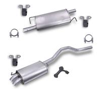 Atec Schalldämpfer Set + Montagematerial (Radstand 3000 mm) [Hersteller-Nr. 40580908] für VW