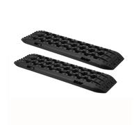 ATEdata 2 Stücke Anfahrhilfe Sandbleche Offroad Traktionsmatte Kunstoff Anfahrhilfe Recovery Board Tracks mit Aufbewahrungstasche und Installationstool, 10T Last für Geländewagen Wohnmobil PKW LKW