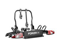 Atera 022800 Fahrradheckträger Forza M, Auto-Kupplungsträger, faltbar mit Rückleuchten - für 2 Fahrräder oder schwere E-Bikes - Schwarz