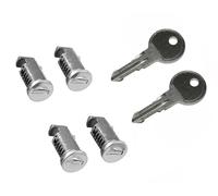 4 Schlösser 2 Schlüssel