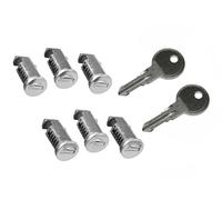 6 Schlösser 2 Schlüssel