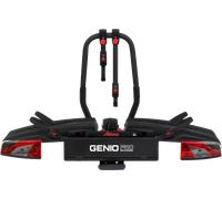 Atera Genio Pro 60 Advanced Kupplungs-Fahrradheckträger für 2 Fahrräder rot, E-Bike geeignet rot rot