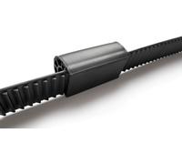 Atera Rastband-Set für Abstandshalter mit Gummipolstern 6-teilig 60 cm schwarz