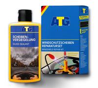 ATG® Scheibenreparatur Set mit UV-Lampe + Scheibenversiegelung 250ml
