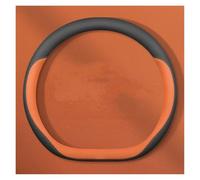 Atmungsaktive Autolenkradabdeckung Für Hyundai Für Santa Fe Für Sonata Für Tucson Für Kona IX25 IX35 Für Elantra Lenkradabdeckung(Black Orange-D)