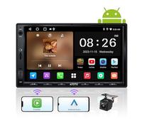 ATOTO A5 Doppel din Radio Android, 7 Zoll Touchscreen Digital Media-Receiver,Wireless CarPlay und Android Auto,WiFi/Bluetooth/USB Tethering,Rückfahrkamera,Phonelink,24B-EQ DSP,