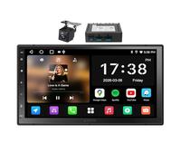 ATOTOZONE CA-AEC122D Klasse D TI TPA3221 Autoverstärker, für A5LG2B7T-S01, Android Doppel Din Radio mit Rückfahrkamera, Wireless CarPlay&Android Auto, 7 Zoll Digital Media Receivers Autoradio 2 Din
