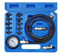 ATPEAM Öldruckmessgerät Set, Universelle Öldruckanzeige mit Manometer 0-10 Bar, Öldruckprüfer für Auto, Motorrad, LKW und Traktor