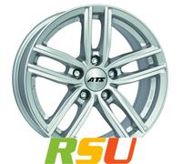 ATS Antares polar-silber 7.5x17" ET38 LK5 112 ML 66.6 Alufelgen 17 Zoll