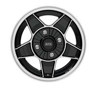 ATS Classic Diamant-schw. Front-/hornpol. Alufelge 15 Zoll ET25 4x130 ML70