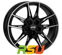 ATS Force diamond-black frontpolished 8.5x19" ET44 LK5 112 ML 66.6 Alufelgen ...