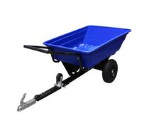 ATV Anhänger Garten Kippen Quad Bauernhof Heavy Duty Traktor Luftreifen 295kg