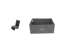 Audi 4L0019819A Kindersitzunterlage Sitzschoner schwarz & 8U0061109 Kofferraumbox faltbar 47,5x33,5x20 cm