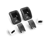Audi 8T0887233B 8T0887187 Montierhülsen Set für Kindersitz hinten Isofix Abdeckung schwarz
