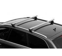 AUDI. A6 Avant . 03/2005 bis 08/2011 Aluminium Grundträger f. geschlossene Reling - Nordrive HELIO - N15065