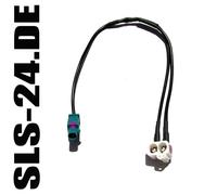 AUDI VW SEAT Antennenadapter Antenne Adapter Fakra Z (m)->Doppel Fakra (w) 90°
