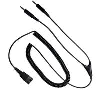 Jabra PC-Kabel QD an 2x3,5 mm Klinke, 8734-599 - schwarz 8734-599