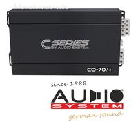 AUDIO SYSTEM 4-Kanal-Verstärker 4x70/110 Watt/RMS Auto PKW Endstufe CO-70.4