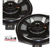 Audio System 500 Watt Untersitz Subwoofer Lautsprecher BMW 1er E81 E82 E87 E88 F