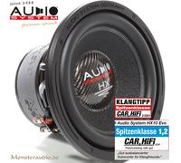 AUDIO SYSTEM HX-10 EVO 25cm High-End Subwoofer 500 Watt 2x2 Ohm Auto Woofer