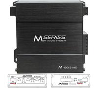 Audio System M-100.2MD Mikro 2-Kanal Verstärker digital Endstufe mini klein Auto