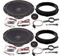 AUDIO SYSTEM RFIT 360 Watt Lautsprecher für AUDI Q5 8R EVO2 2008-2017 Set