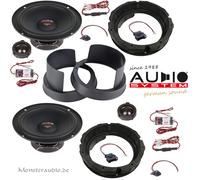 AUDIO SYSTEM XFIT 300 Watt Lautsprecher für VW Polo 5 6R Boxen Set EVO2