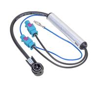 Audioproject A208 - Antennenadapter Autoradio 2X Fakra - DIN Phantomeinspeisung kompatibel für VW Audi Skoda Opel Mercedes Seat Antennenstecker Autoradio Fakra Adapter Z-Buchse